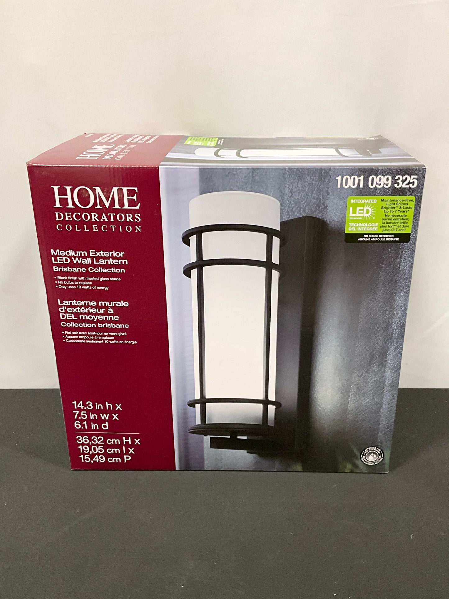 Medium Exterior LED Wall Lantern (New)