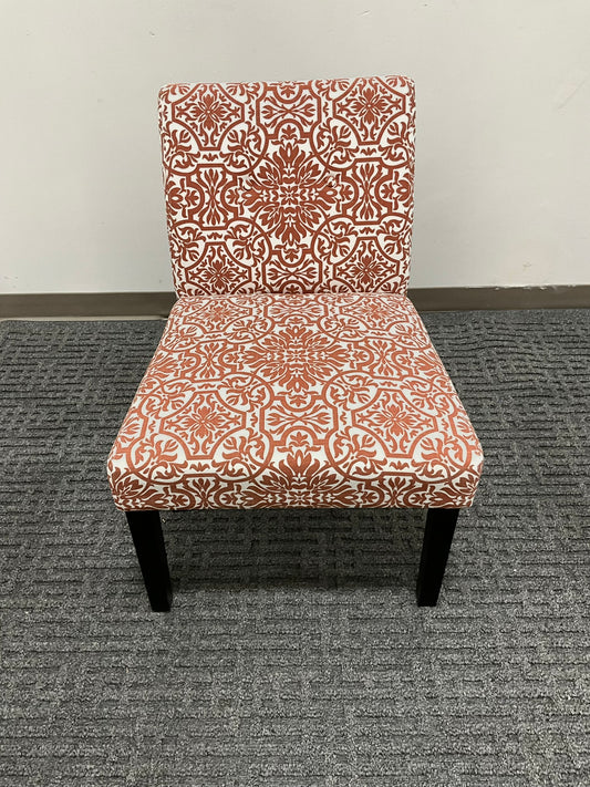 Floral Chair Red (New)24”X23”X32”