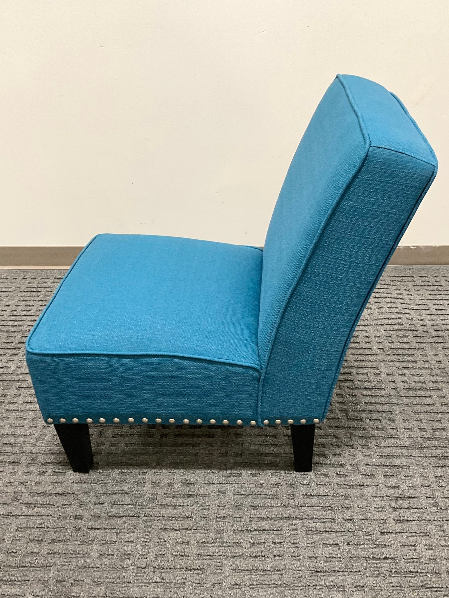 Blue Chair (New) 22 1/2X26”X17”