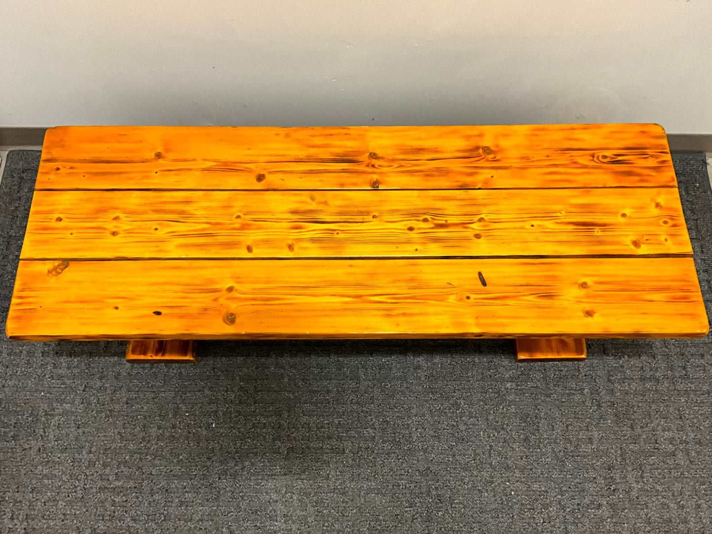 Wood Coffee Table (Gently Used) 61”X21”X16”